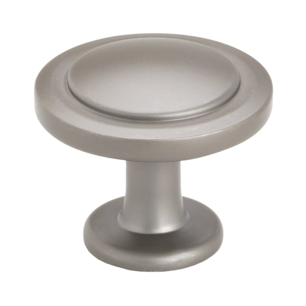 Gliderite Hardware 1-1/4 in. Graphite Gray Round Ring Cabinet Knob, 5PK 80960-GPH-5 - main